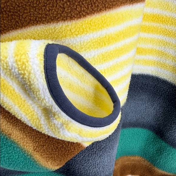 VINTAGE PATAGONIA SNAP-T MENS PAINTED FITZ STRIPE SYNCHILLA FLEECE
PULLOVER - Picture 4 of 10